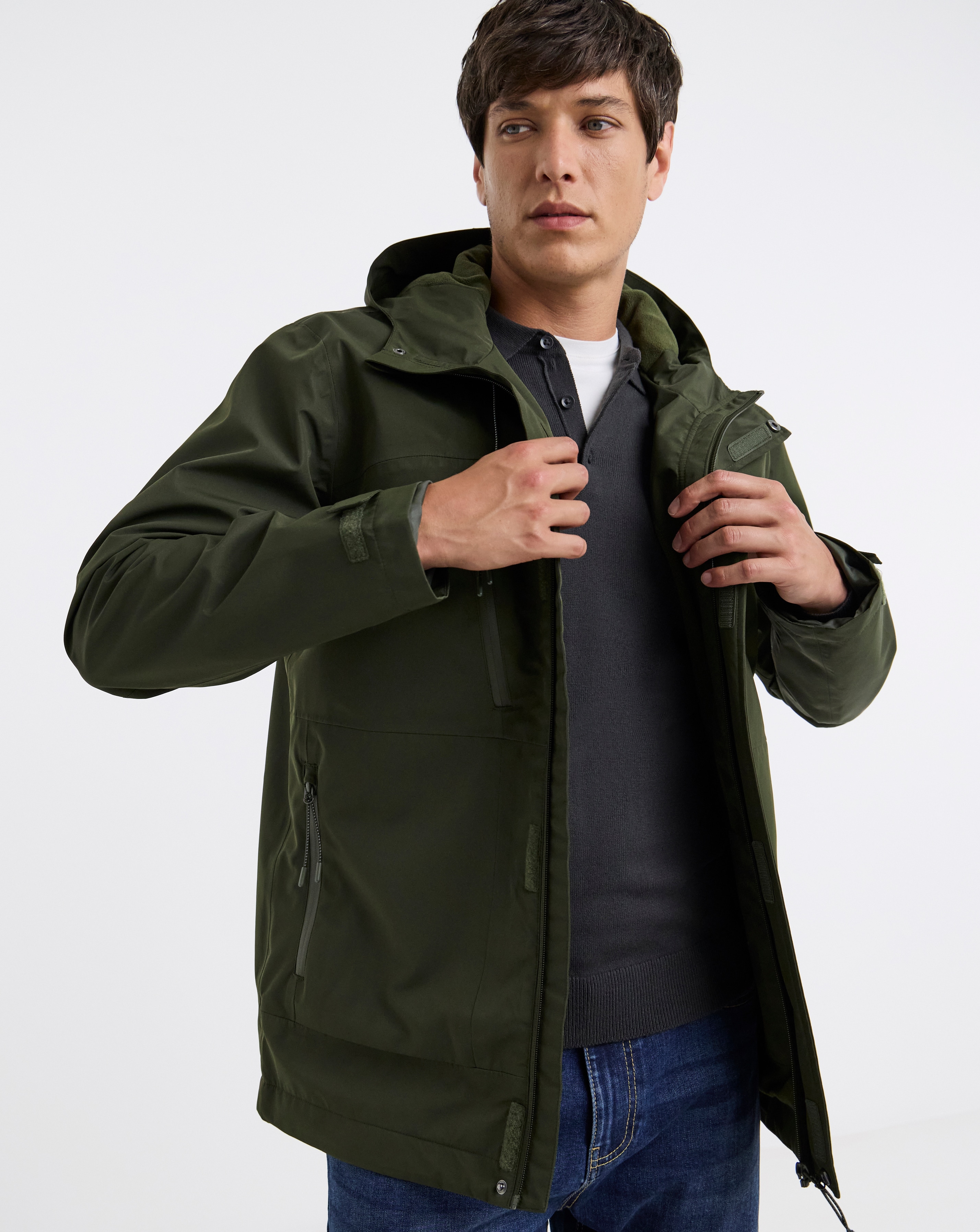 Fleece Lined Waterproof Anorak