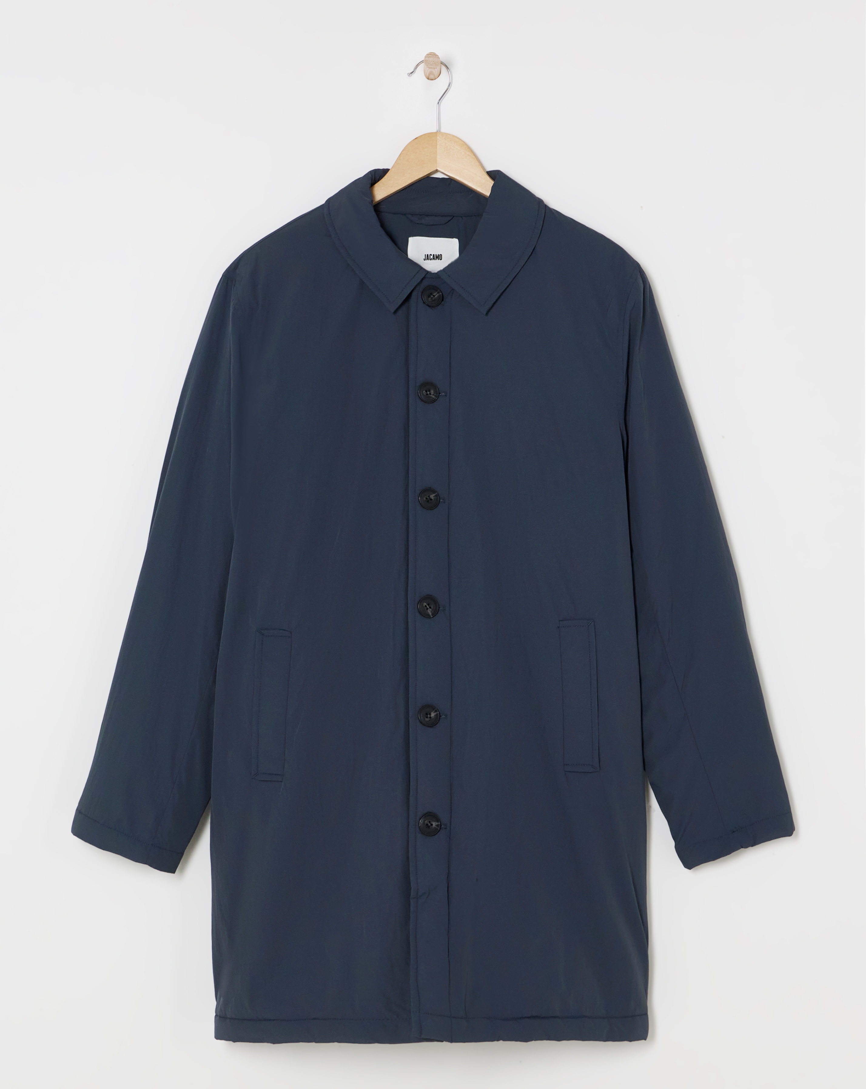 Navy Wadded Mac