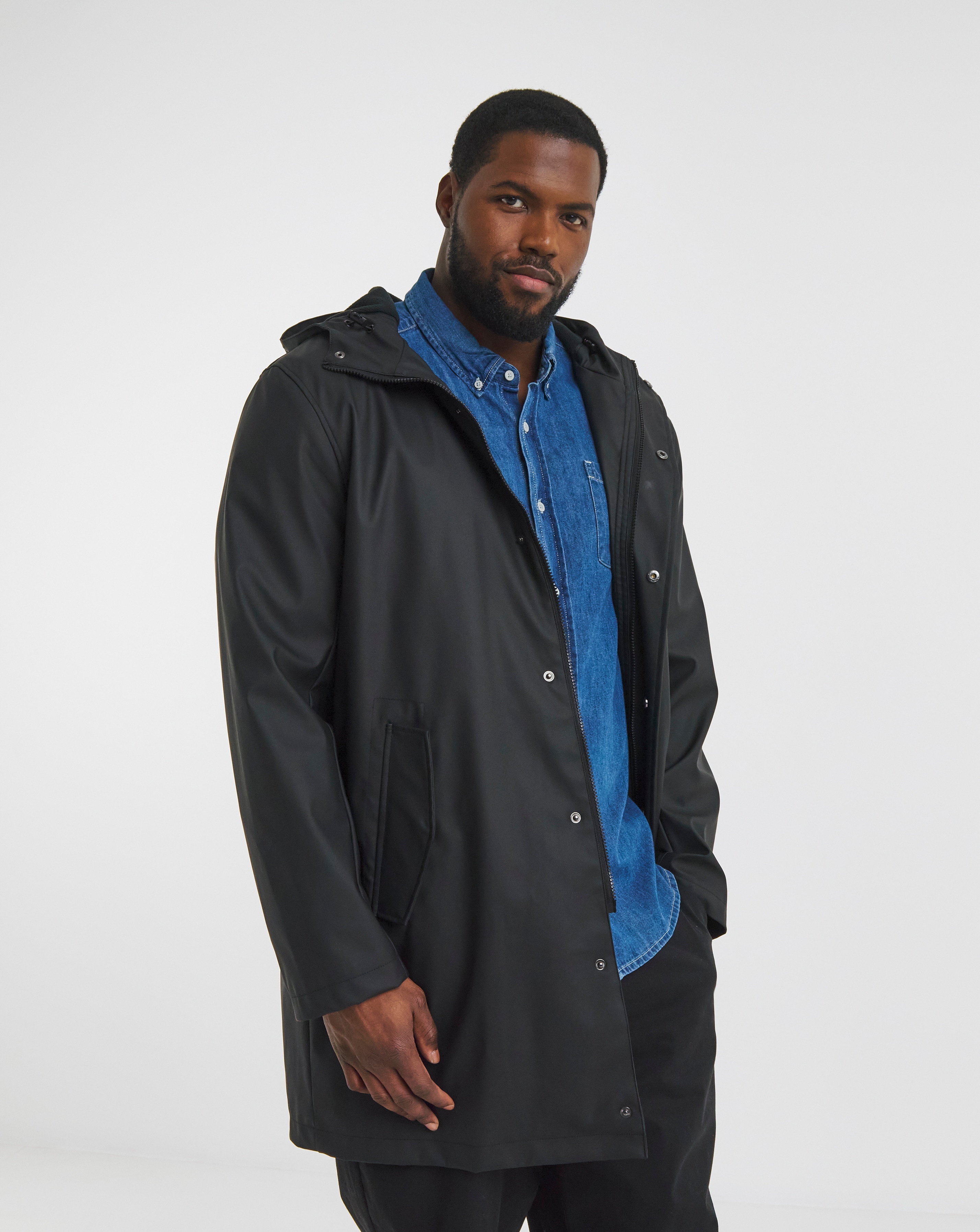 Rubberised Hooded Mac