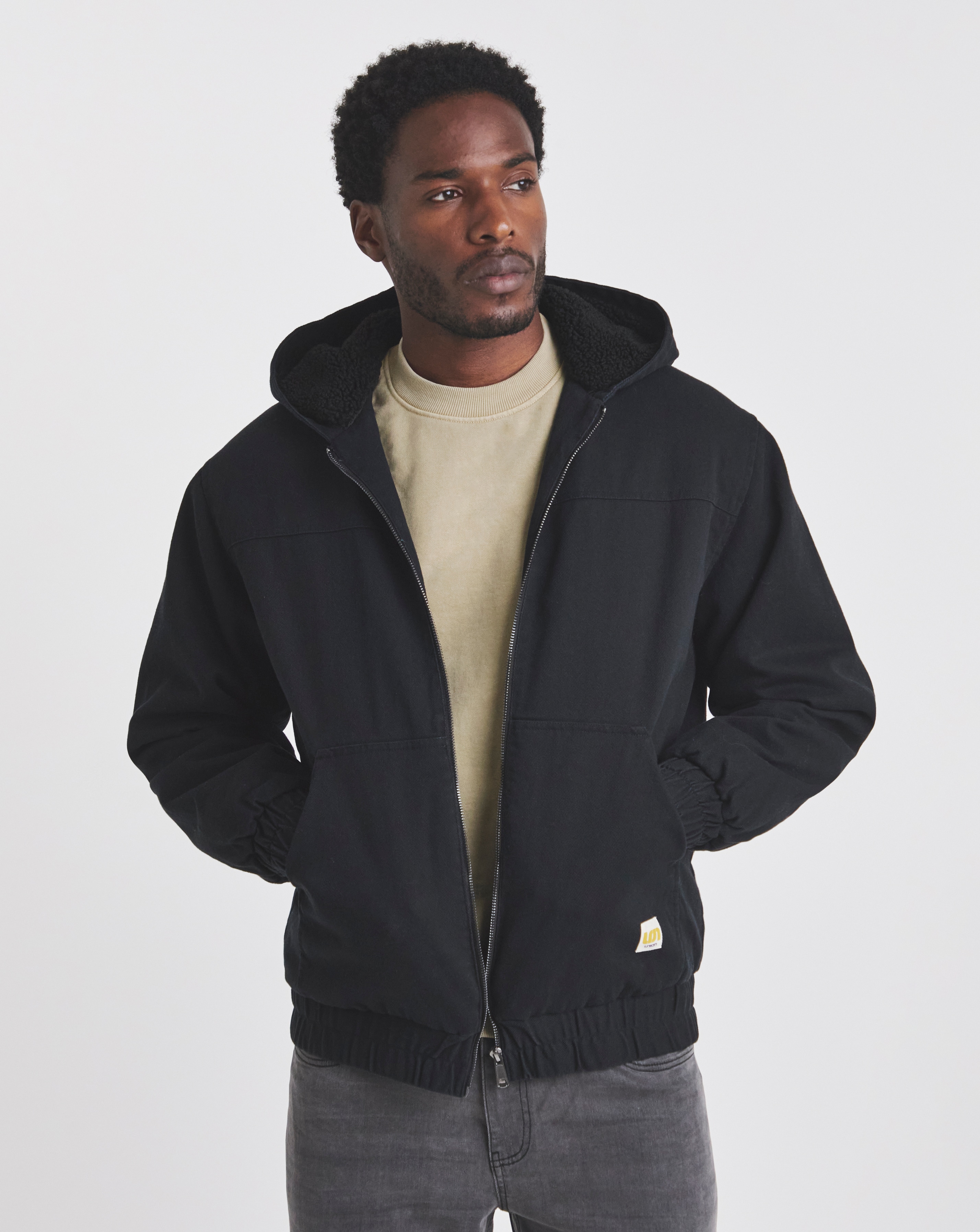Union Borg Lined Relax Fit Jacket