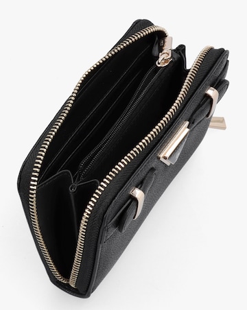 Guess Ali Black Zip Around Wallet