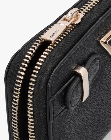 Guess Ali Black Zip Around Wallet