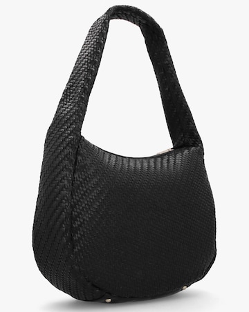 Guess Francy Woven Black Hobo Bag