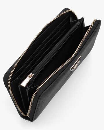 Guess Large Laurel Black Zip Around Wallet