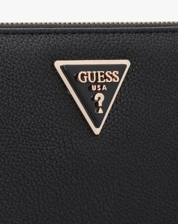 Guess Large Laurel Black Zip Around Wallet
