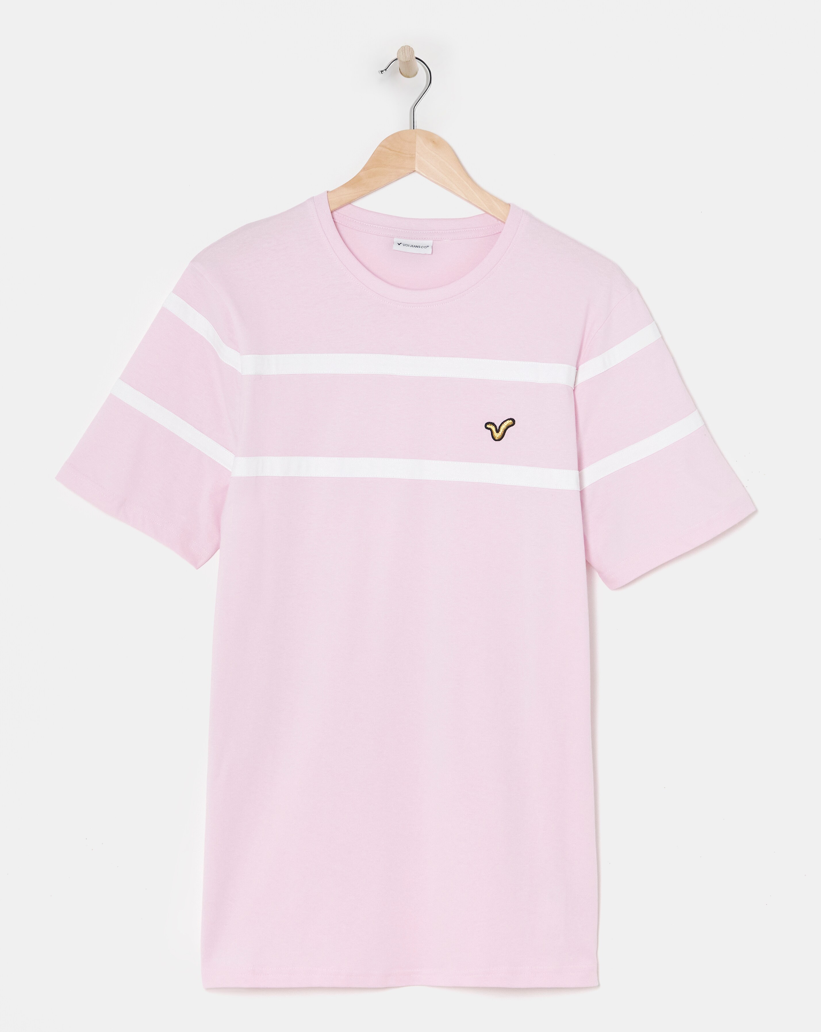 Voi Stripe T-Shirt Long Length