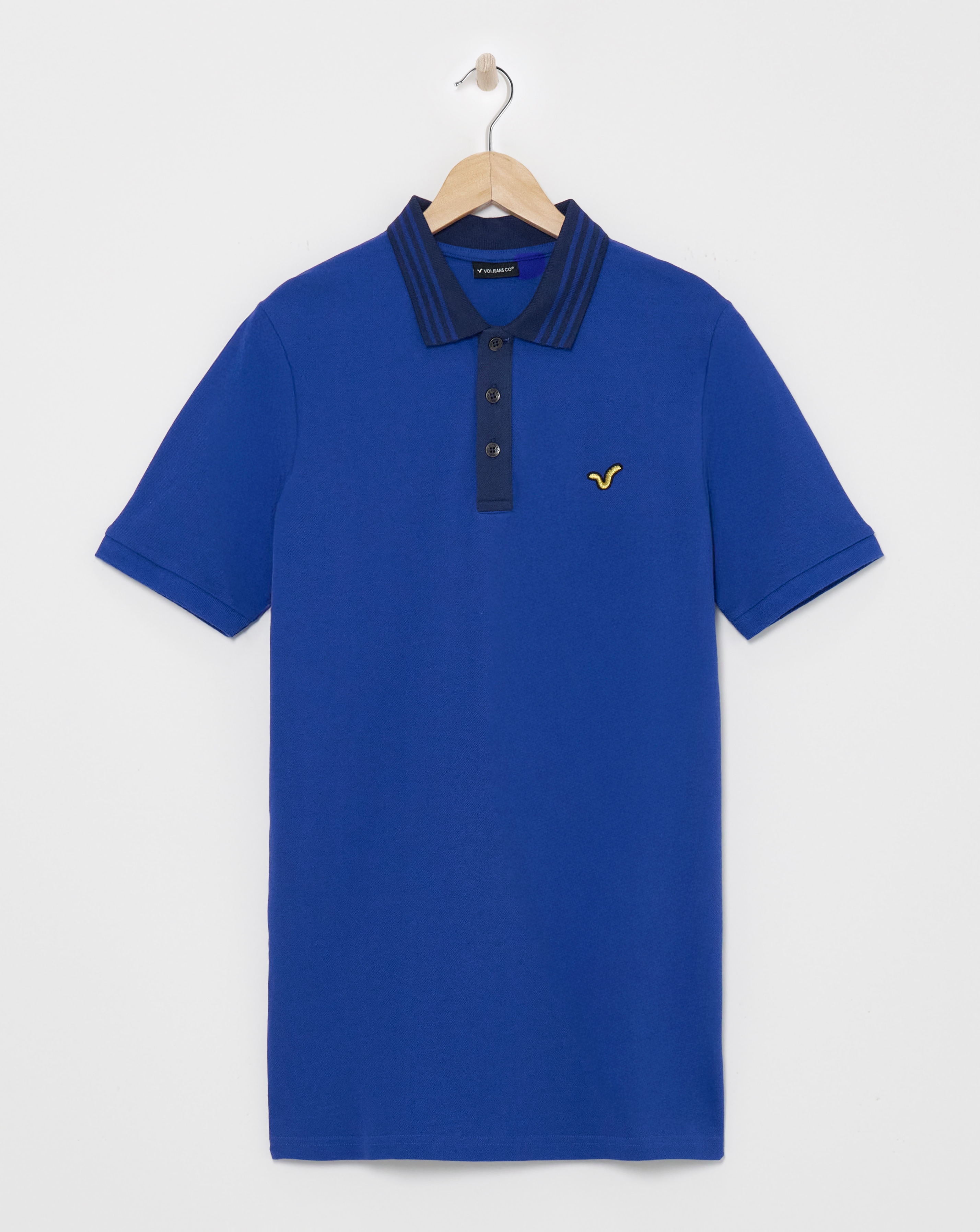 Voi Contrast Collar Polo Long Length