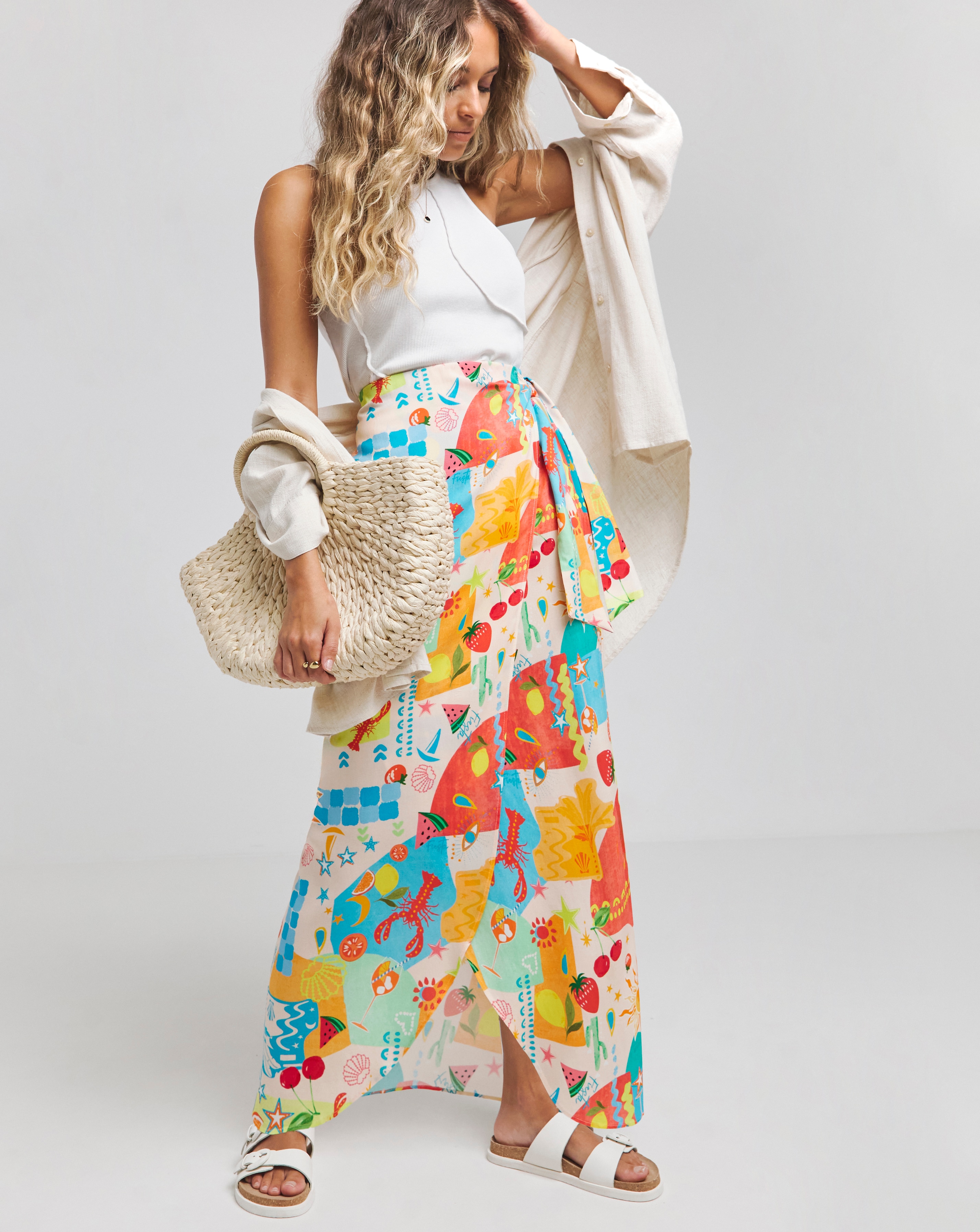 Simply Be Wrap Midaxi Skirt