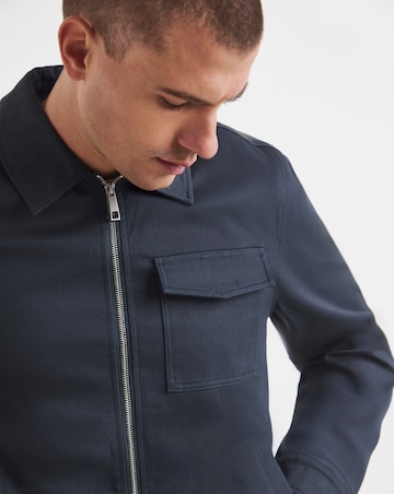 Smart Zip Up Harrington