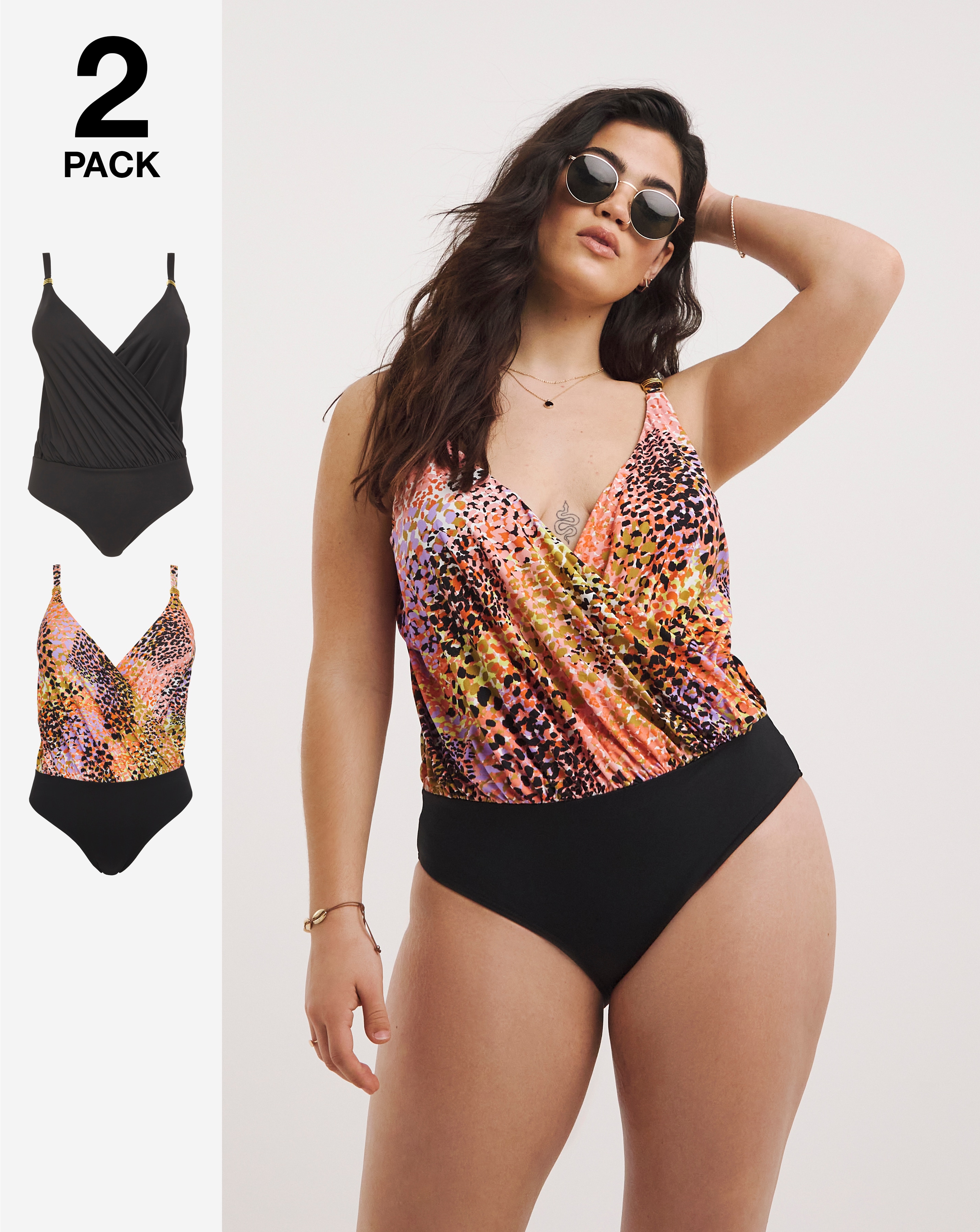 MAGISCULPT 2 Pack Blouson Swimsuits
