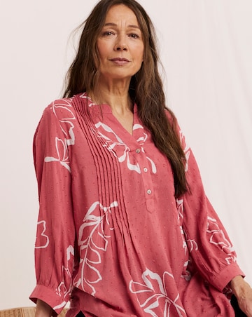Julipa Petite Pintuck Dobby Tunic