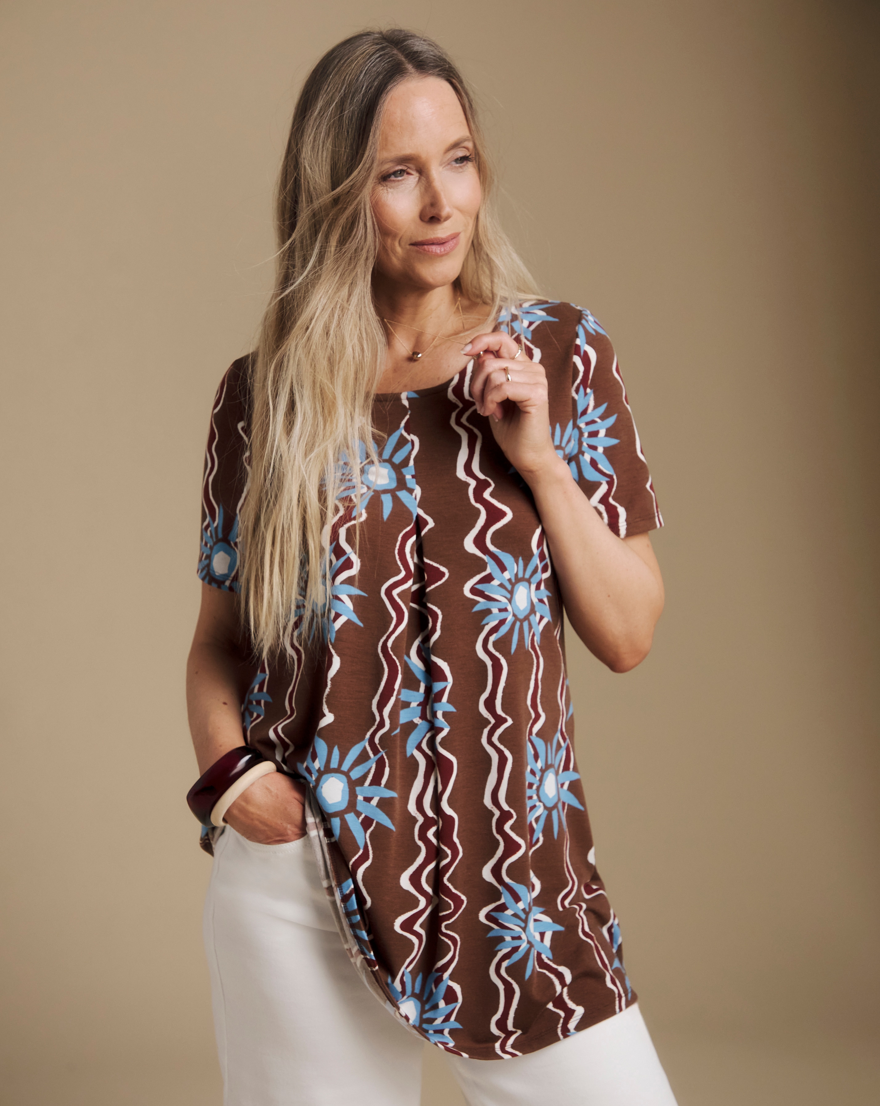 New In - Julipa Printed Jersey Tunic