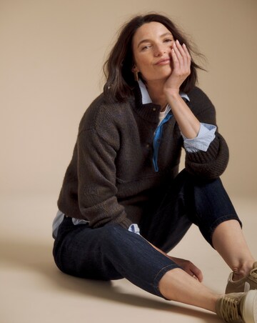 Julipa Contrast Henley Jumper