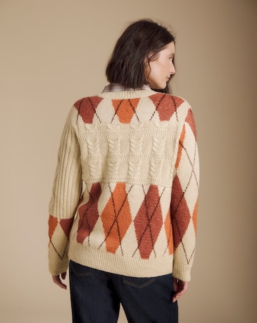 Julipa Cable Argyle Jumper