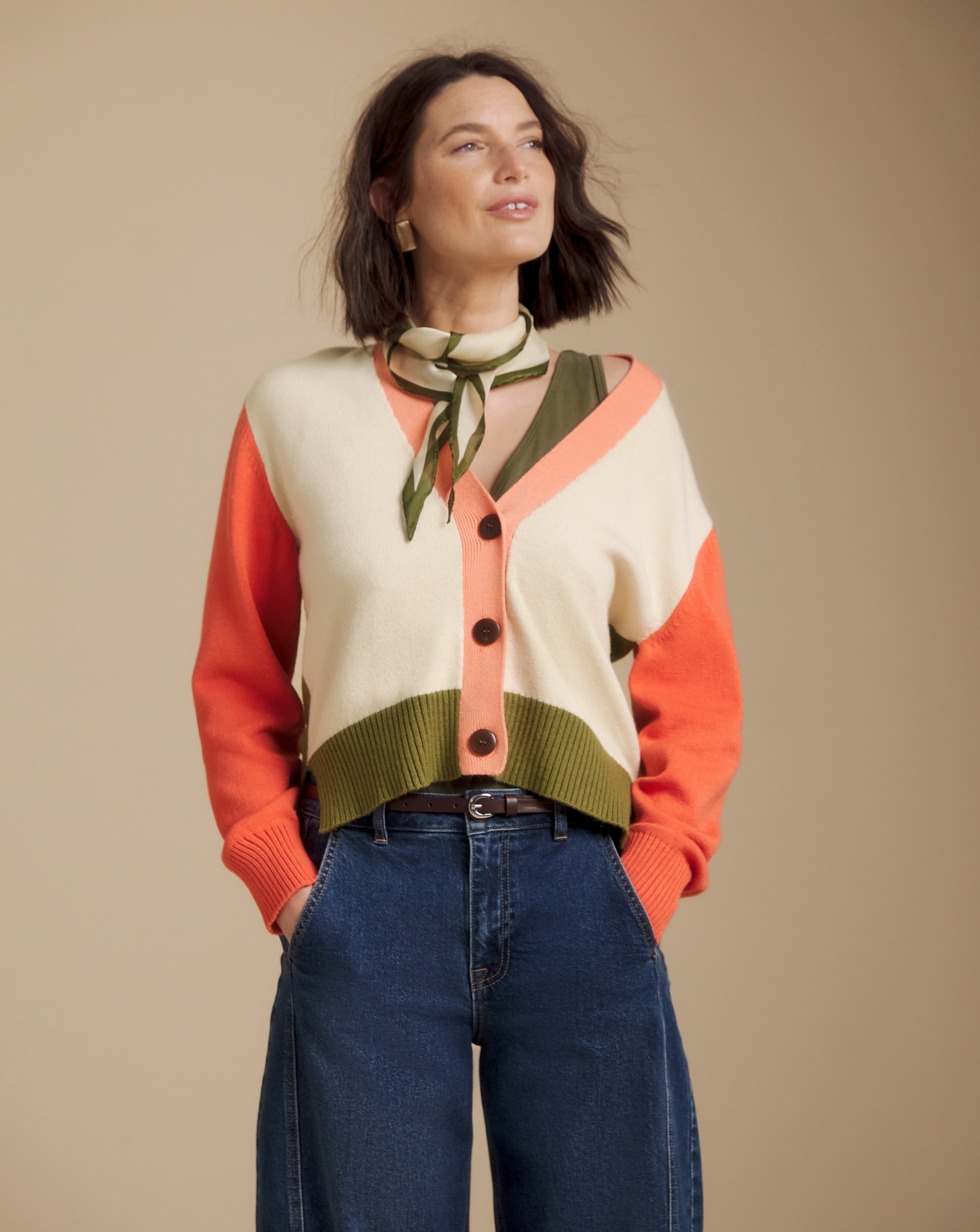New In - Julipa Colour Block Cardigan