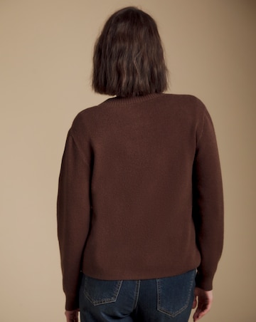Julipa Embroidered Knitted Bomber Cardigan