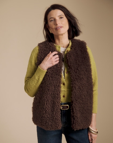New In - Julipa Faux Fur Gilet