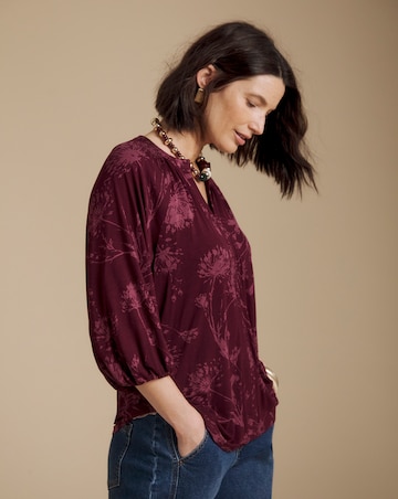 Julipa Printed Jersey Blouse