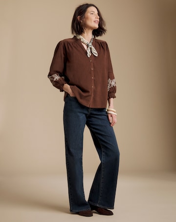 Julipa Embroidered Cord Top
