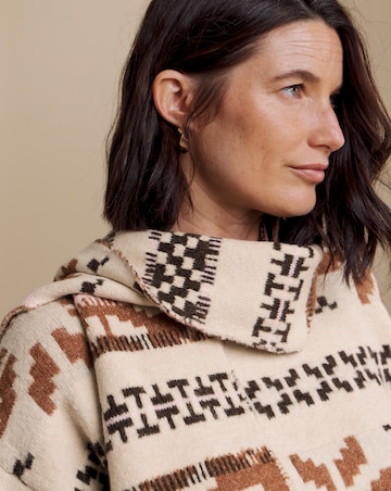 Julipa Fairisle Jumper With Scarf