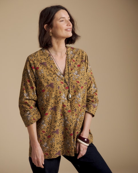 New In - Julipa Petite Printed Cord Tunic