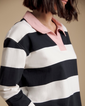 Julipa Petite Contrast Rugby Shirt