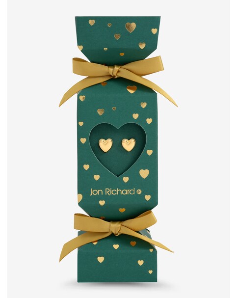18K Gold Plated Heart Earrings - Cracker