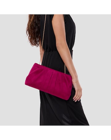 Paradox London DESERT Micro Suede Clutch