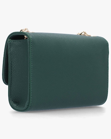Valentino Bags Divina Green Pebbled Shoulder Bag