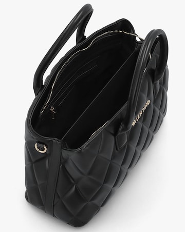 Valentino Bags Frisia Black Quilted Shopper Bag
