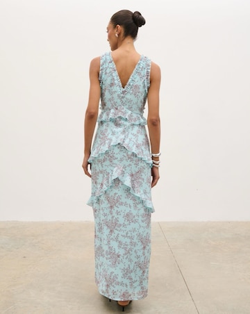 Pretty Lavish Madison Ruffle Maxi Dress