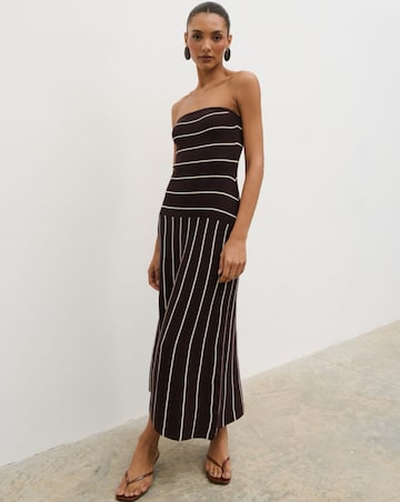 Pretty Lavish Pixie Stripe Midaxi Dress