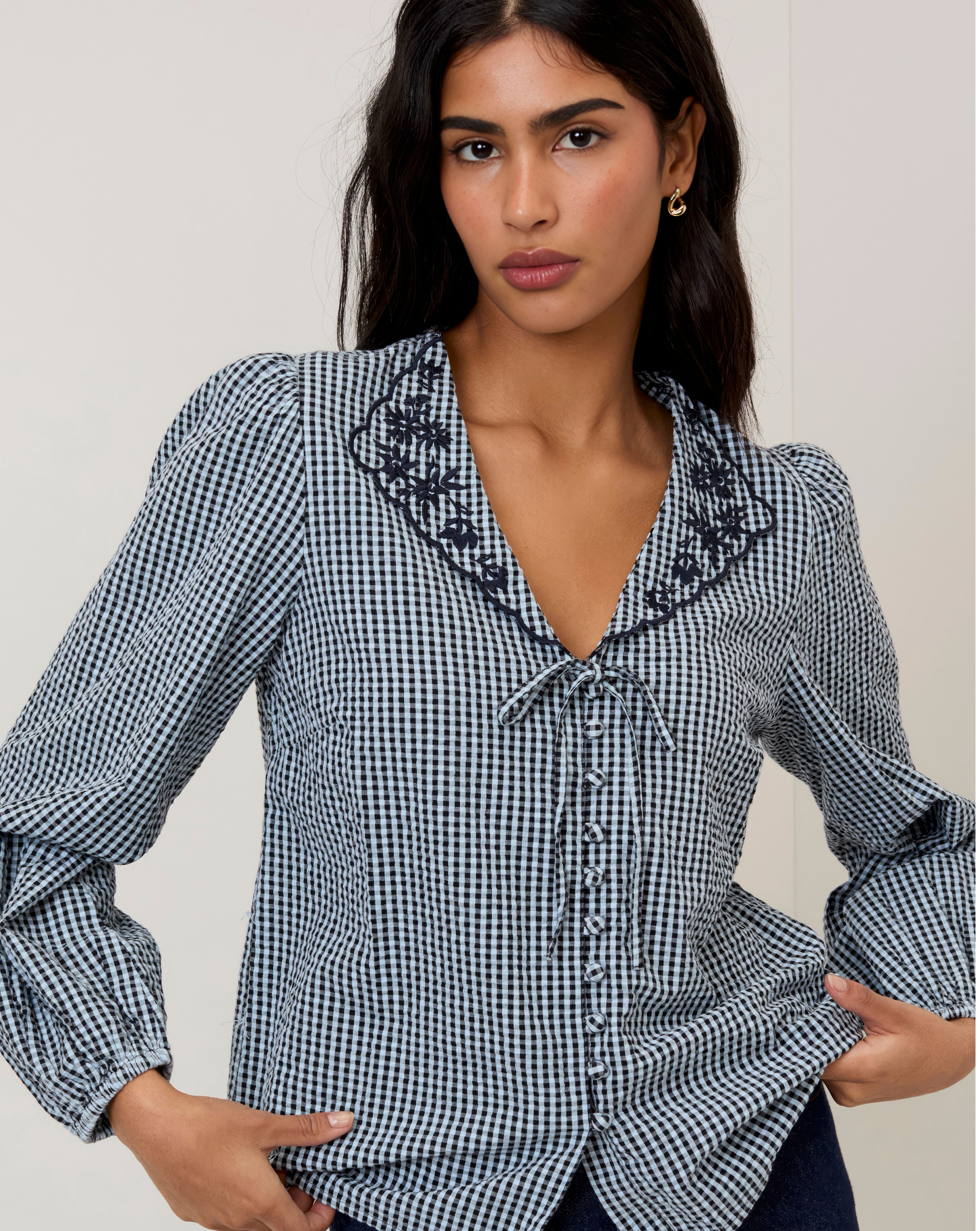 New In - NC Isla Seersucker Blouse