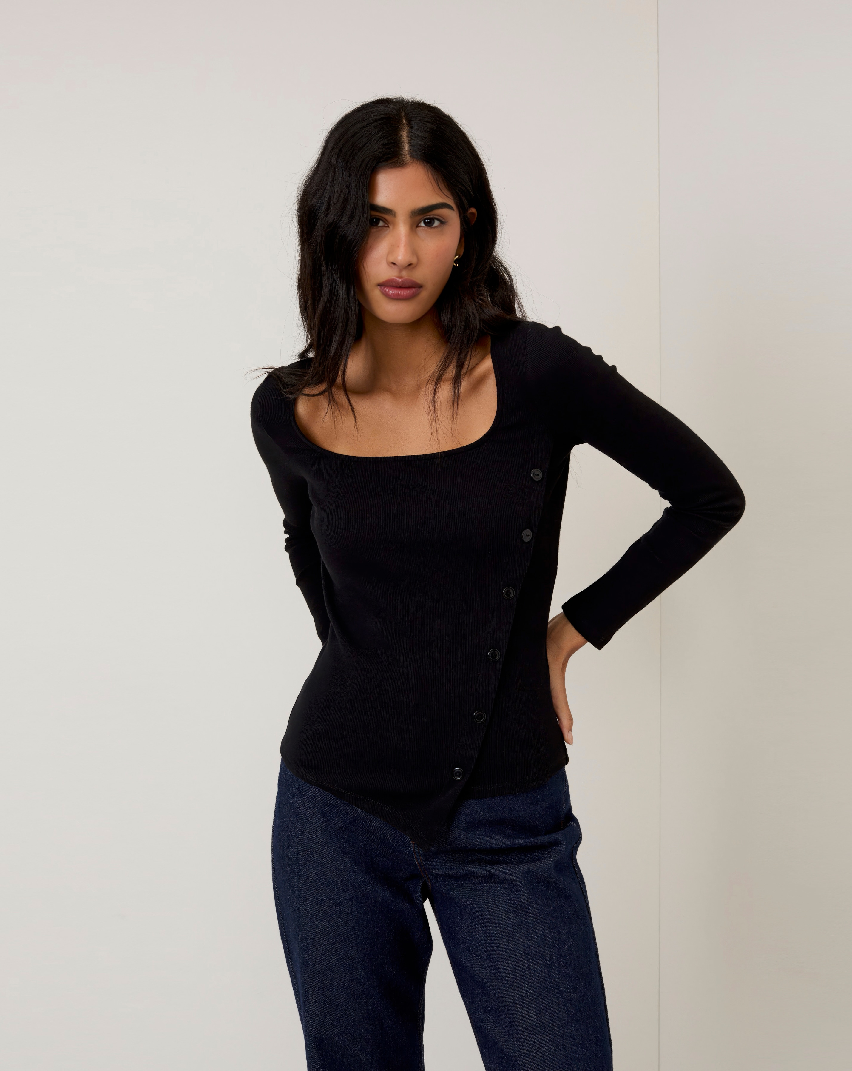 New In - NC Square Neck Top