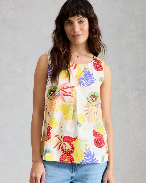 White Stuff Paradise Organic Cotton Vest
