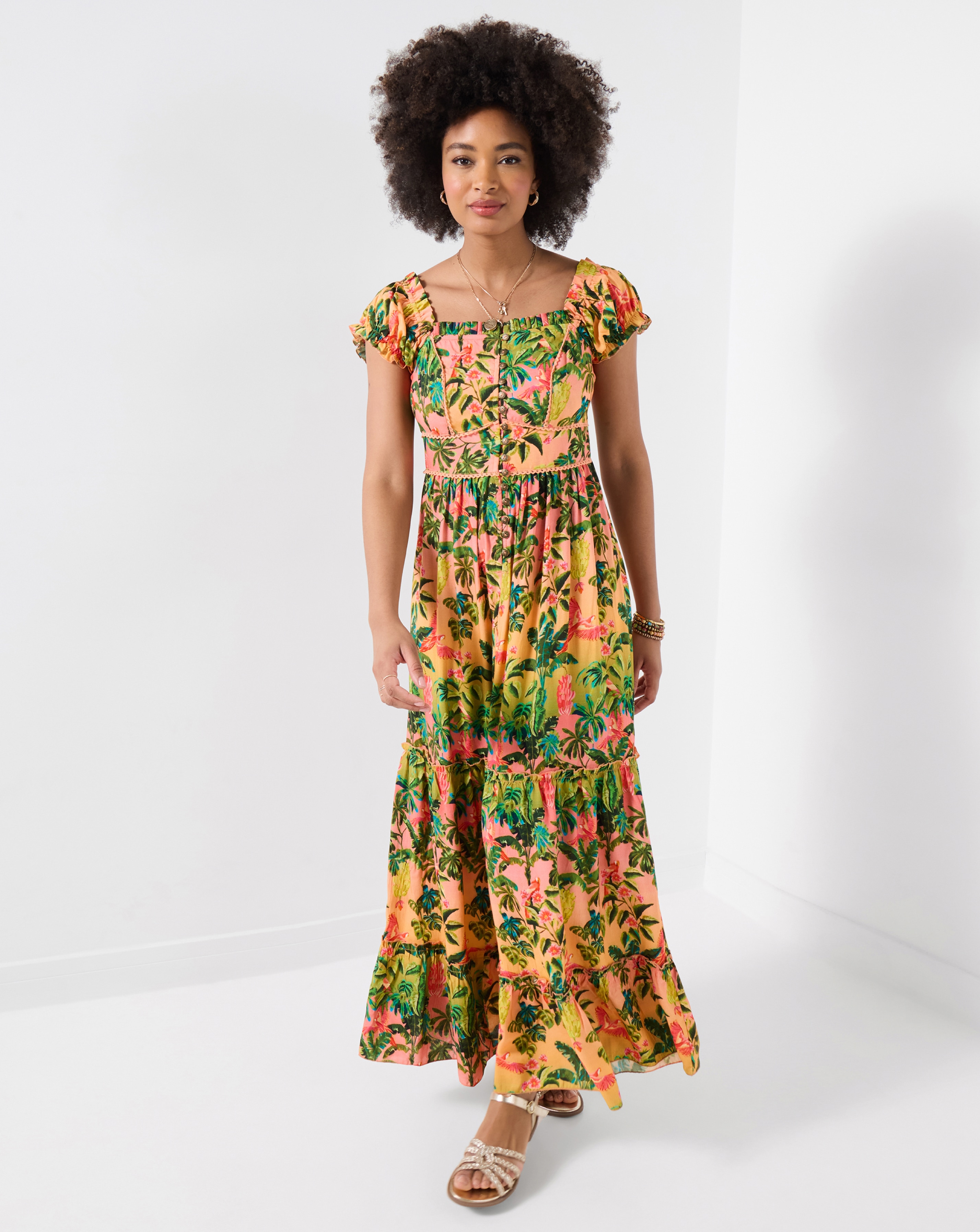 New In - Sunset Beach Maxi Dress Petite