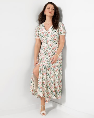 Joe Browns Penelope Printed Crinkle Dress