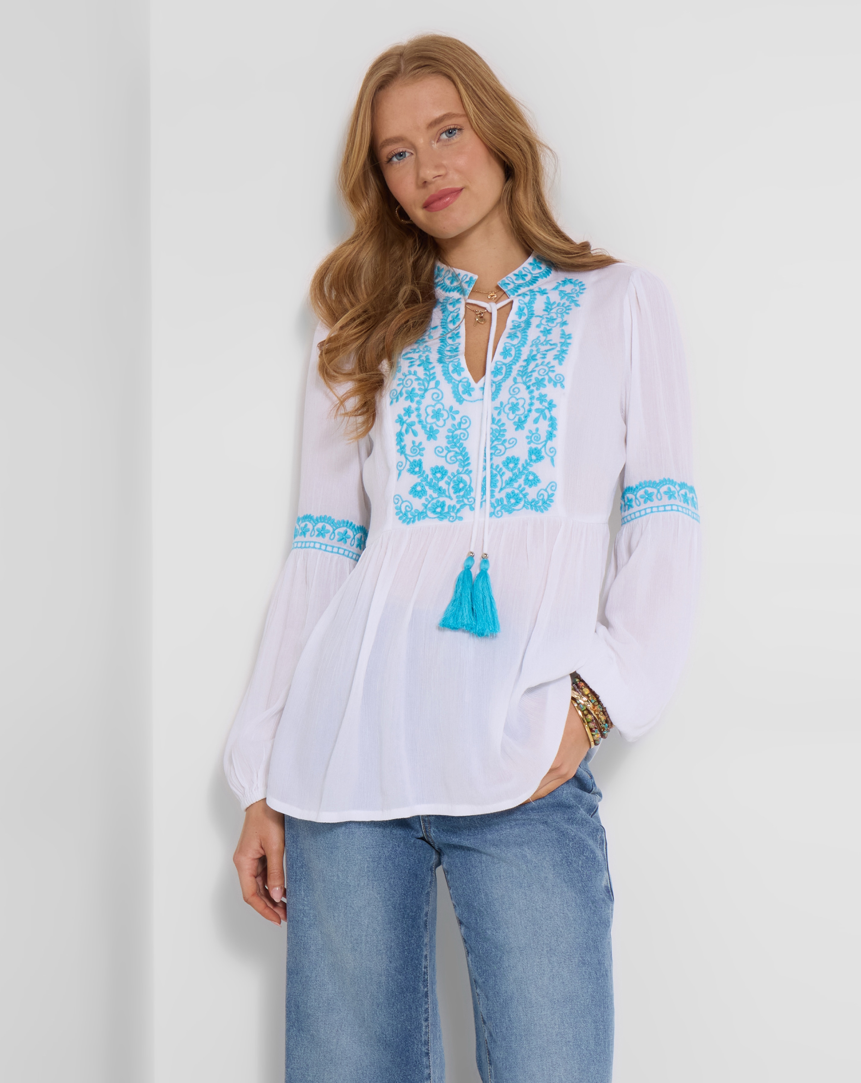 Favourite Embroidered Tunic Top