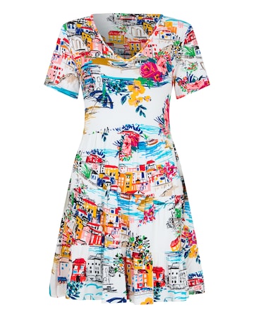 Joe Browns Sunny Scenic Jersey Tunic Top