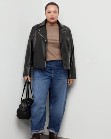 Mango Barrel High-Waist Jean