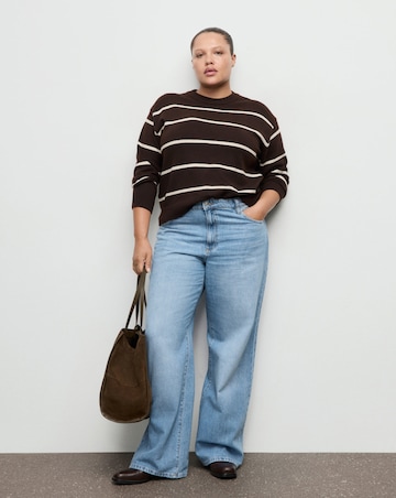 Mango High-Rise Wide Leg Jean