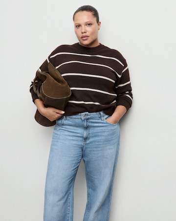 Mango High-Rise Wide Leg Jean