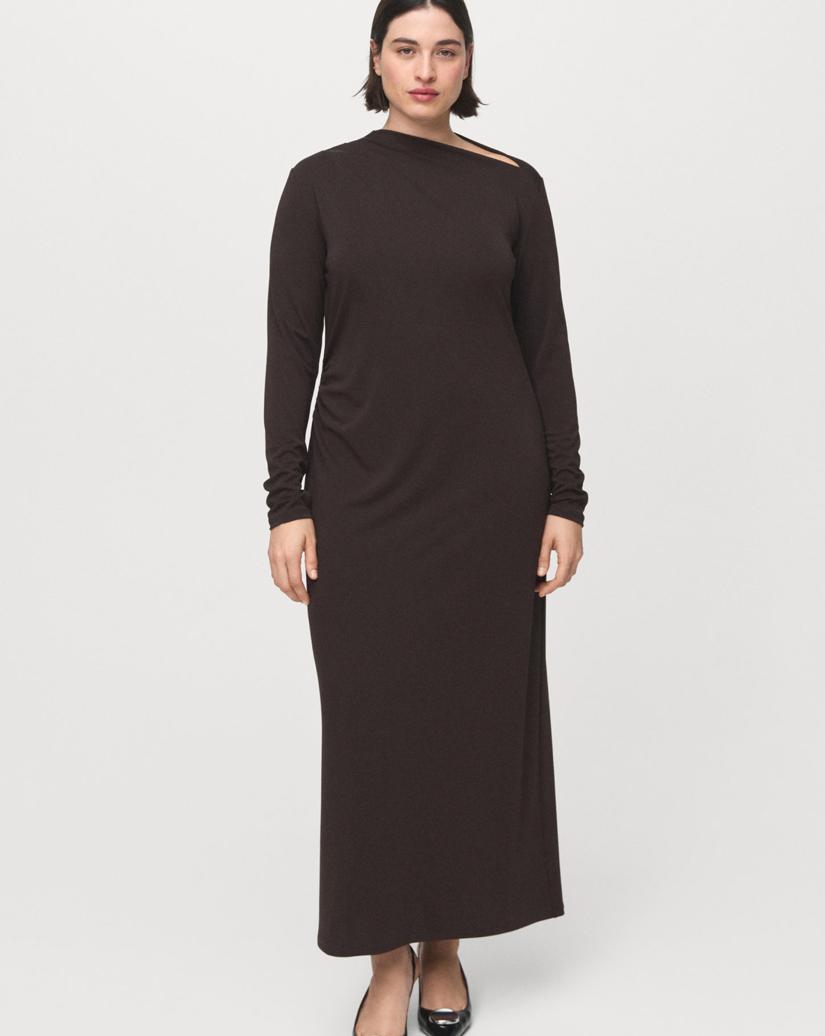 New In - Mango Boat Neck Dress