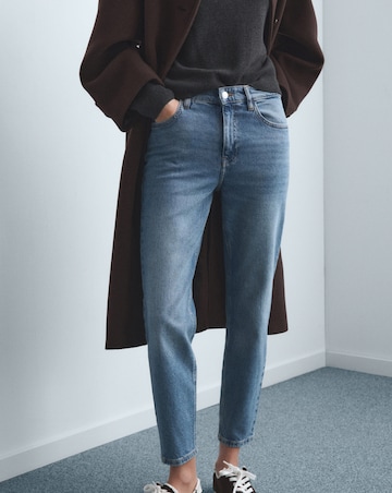 Mango Comfort High-Rise Crop Mom Jean