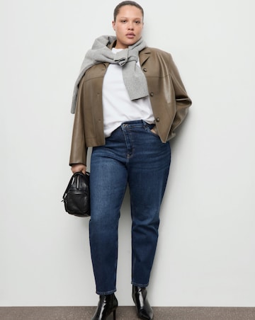 Mango Comfort High-Rise Crop Mom Jean