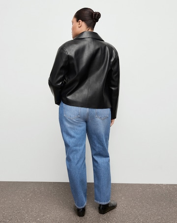 Mango Comfort High-Rise Mom Jean