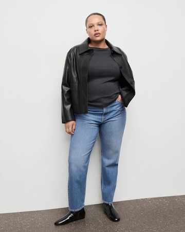 Mango Comfort High-Rise Mom Jean