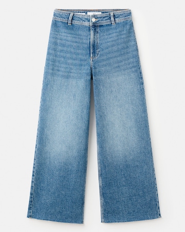 Mango High Waisted Culotte Jean