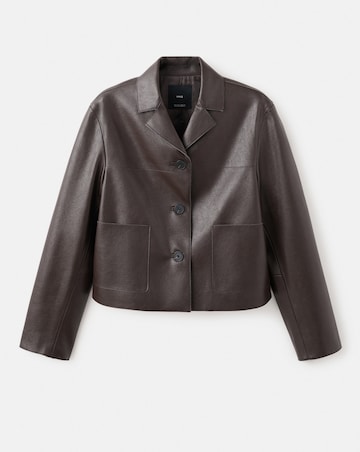 Mango Faux Leather Jacket