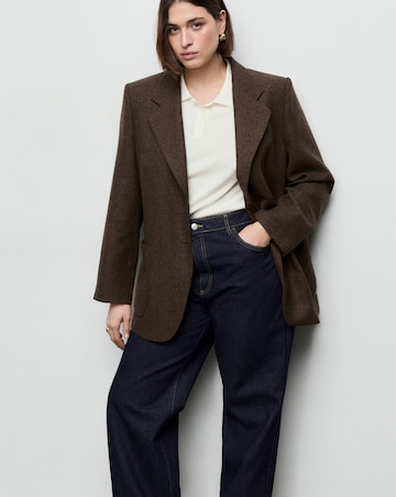 Mango High-Rise Wide Leg Jean